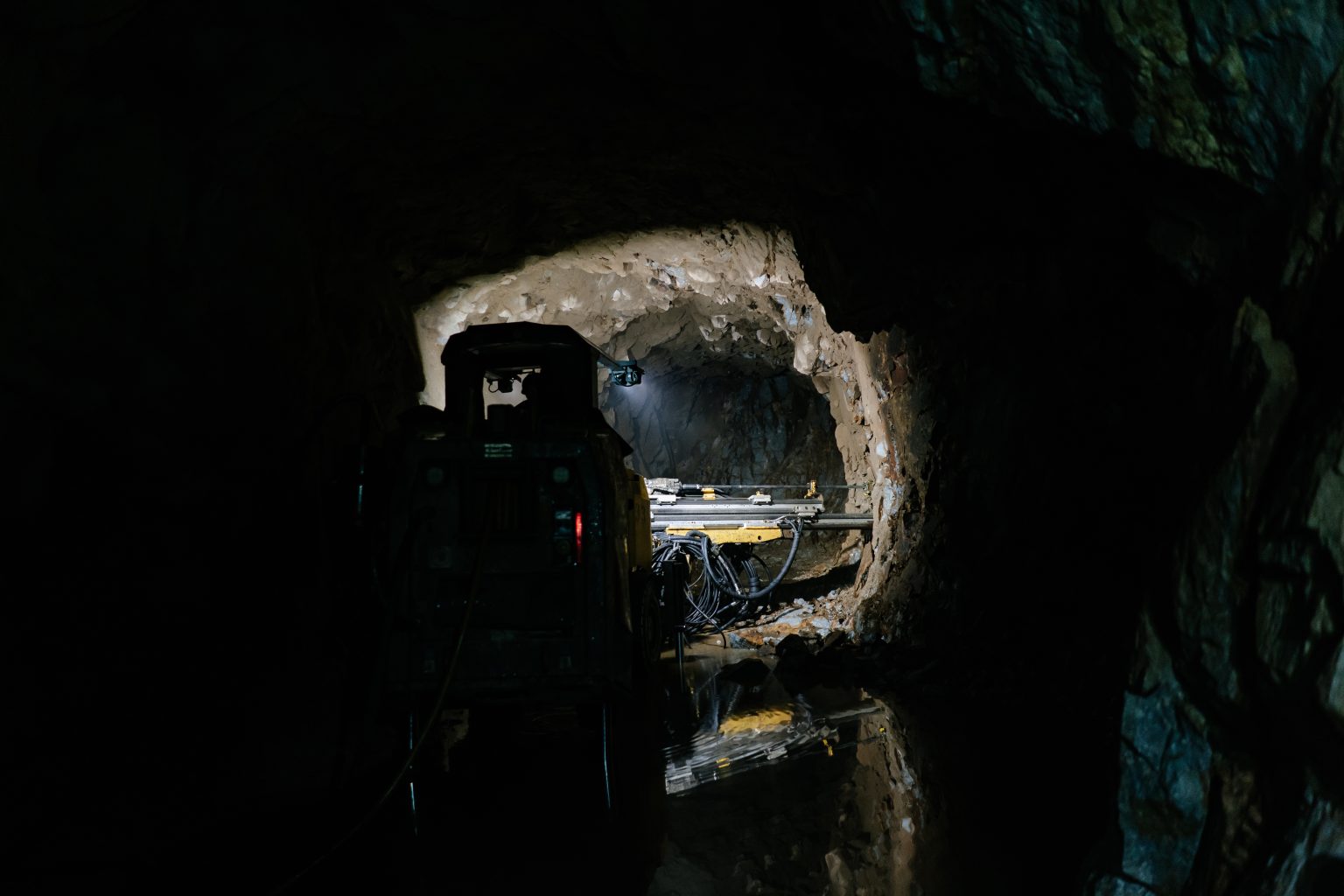 Kamchatka,,September,5,,2020.,Underground,Drilling,Machine,At,Work.